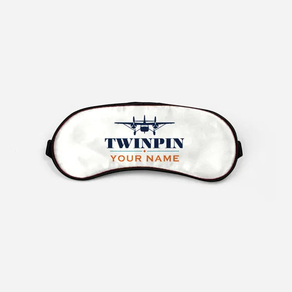 Scottish Aviation Twin Pioneer Series 3 - Heritage + Name - Sleep Mask - White