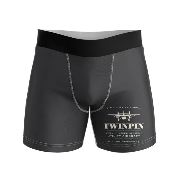 Scottish Aviation Twin Pioneer Series 3 - Men Boxers - Heritage - Black