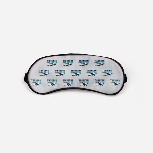 Scottish Aviation Twin Pioneer Series 3 - Original Pattern - Sleep Mask - Light Gray
