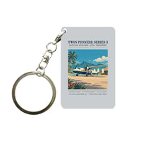 Thumbnail for Scottish Aviation Twin Pioneer Series 3 - Poster - Key Chain - Light Gray