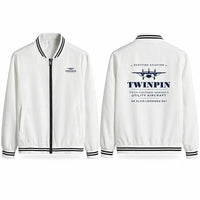 Thumbnail for Scottish Aviation Twin Pioneer Series 3 Stylish Jackets - Baseball Collar - Heritage - White