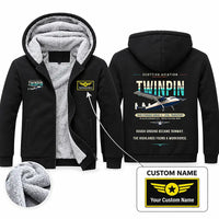 Thumbnail for Scottish Aviation Twin Pioneer Series 3 Zipped Sweatshirts - Original + Name - Black