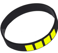 Thumbnail for 4 Lines Pilot Epaulette Designed Silicone Bracelet