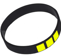 Thumbnail for 3 Lines Pilot Epaulette Designed Silicone Bracelet