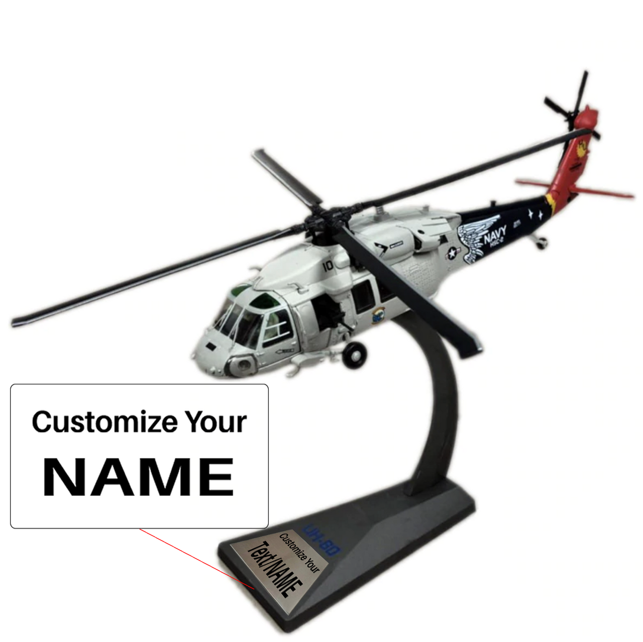 1/72 Scale Seahawk Sikorsky UH-60 Helicopter Model