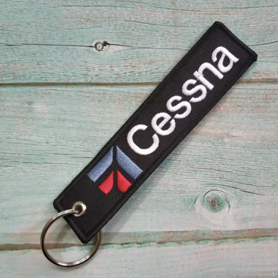 Cessna (Black) Designed Key Chains