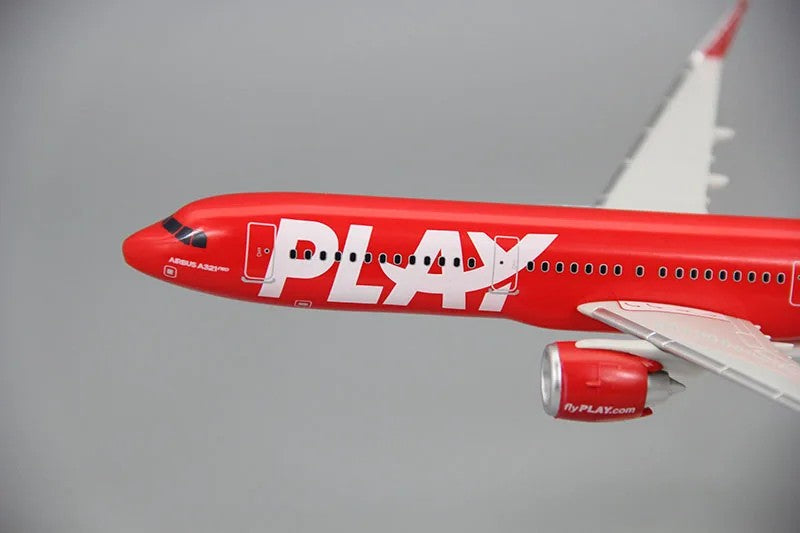 Flyplay Iceland Play Air Airbus 321 neo A321neo Airplane Model (1/200 Scale)