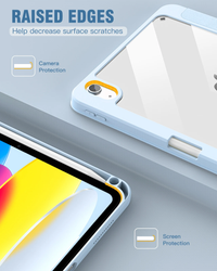 Thumbnail for Multifunctional Protective Case for iPad (Acrylic TPU, 3-fold)