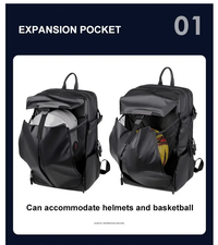 Thumbnail for Outdoor Multifunctional Training Travel Nylon Simple Backpack