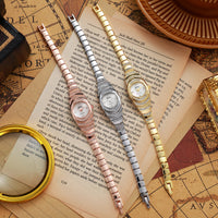 Thumbnail for Elegant Women Watches Fashion Rhinestone Ladies Quartz Watch Bracelet Wristwatches