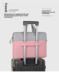 Thumbnail for Waterproof Contrast Color Shoulder Laptop Bag