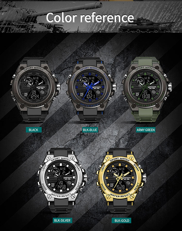 Men Military Army Mens Watch Waterproof Sport Luxury Watches