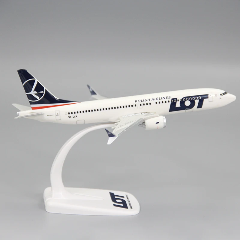 LOT POLISH Airlines Boeing 737MAX8 Airplane Model (1/200 Scale)