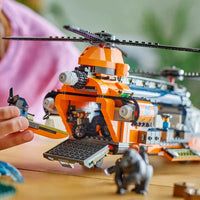 Thumbnail for 881PCS Jungle Rescue Mission City Jungle Explorer Helicopter Figures Bricks