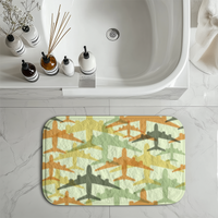 Thumbnail for Seamless Colourful Airplanes Designed Bath Mats