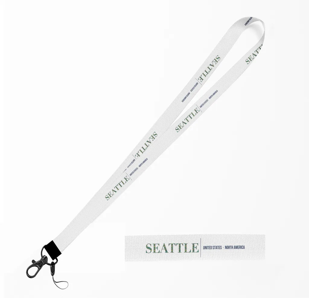 Seattle City Series lanyard - white