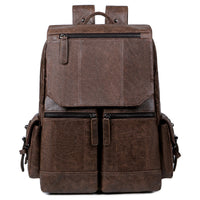 Thumbnail for Fashion Vintage PU Leather Men's Backpack