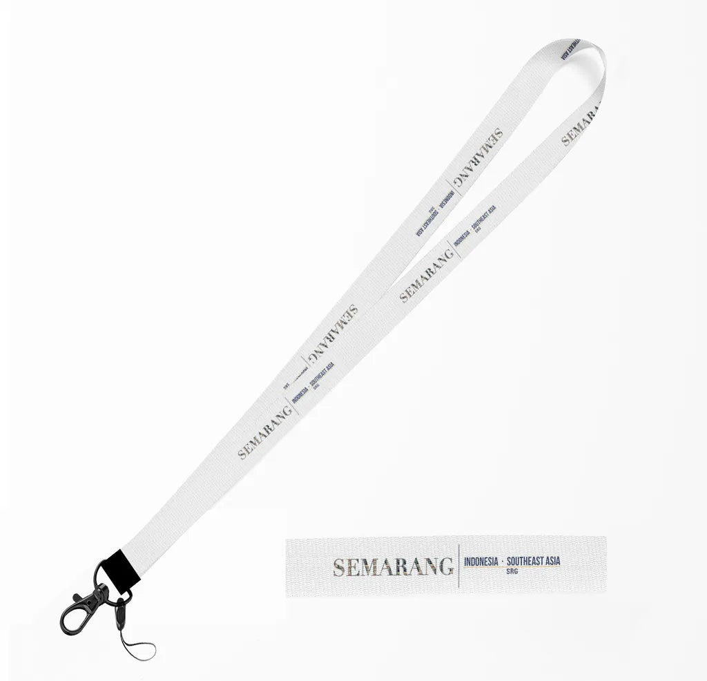 Semarang City Series lanyard - white