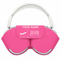 Thumbnail for Senai International Airport Johor Bahru (JHB) AirPods Max Cases - Deep Pink + Name