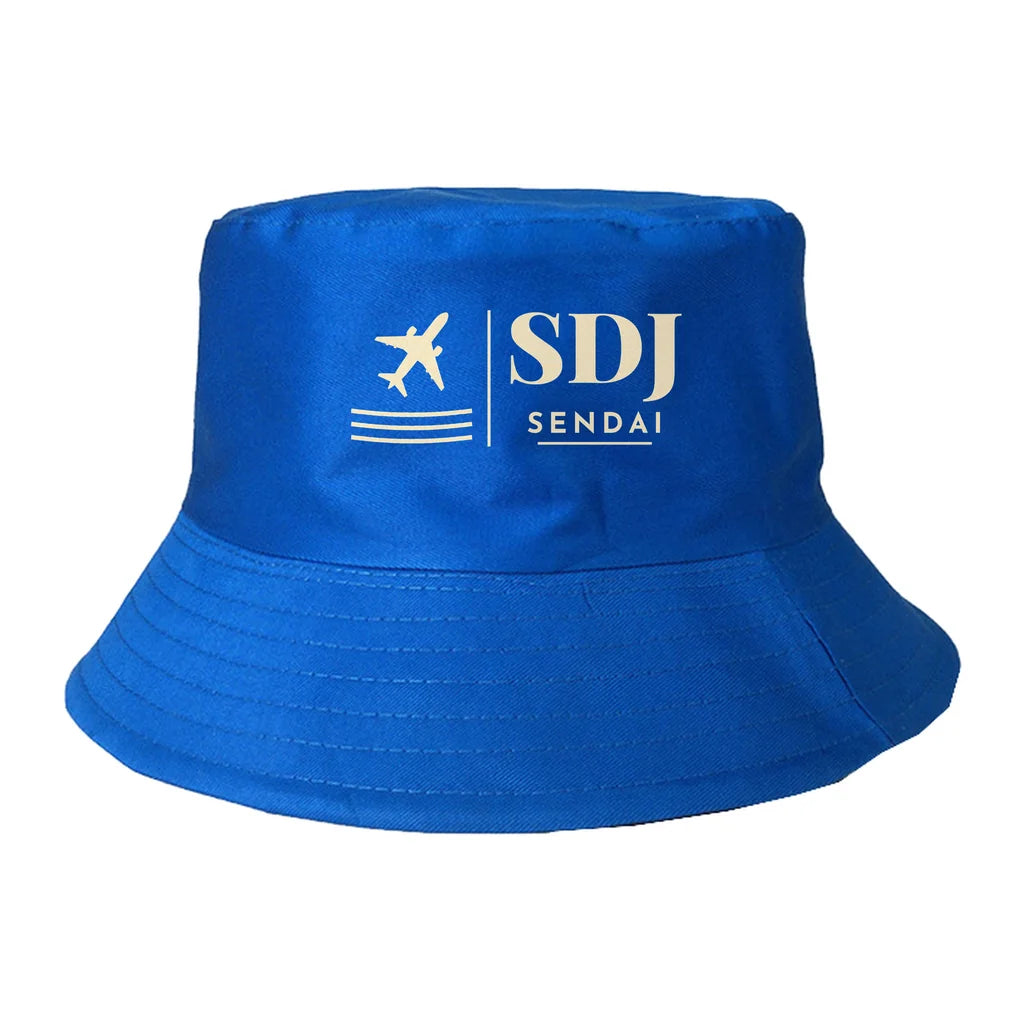 Sendai Airport (SDJ) summer hat - blue