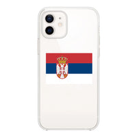 Thumbnail for Serbia Designed Transparent Silicone iPhone Cases