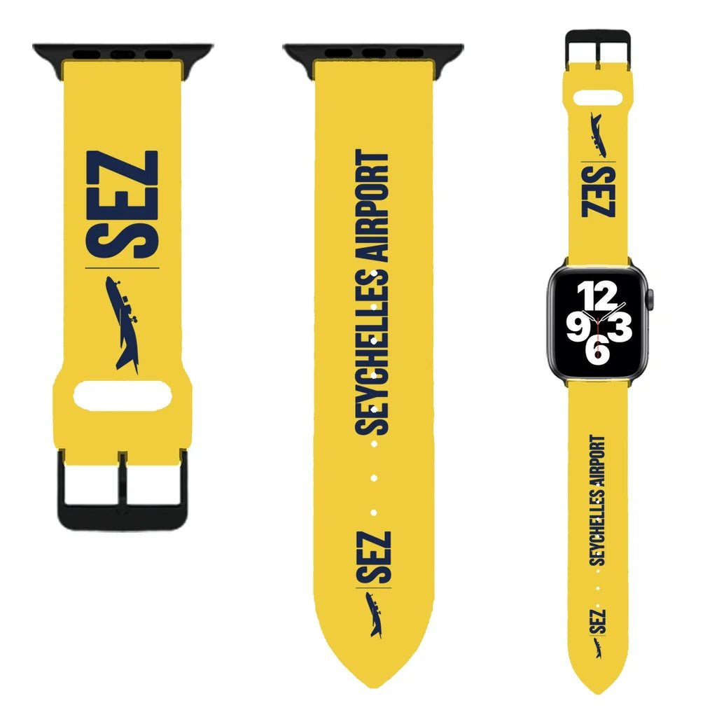 WBV6 | Seychelles International Airport SEZ - Granite Tide Canopy | Yellow (Metal Buckle)