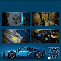 Thumbnail for 4031Pcs Blue Bugatti Car For Model - view 6