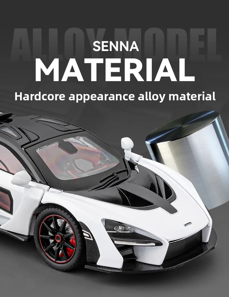 1:24 Realistic Alloy Sports Car Model - view 6