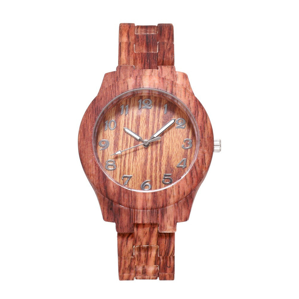 Fashion Wood Watch Men Bamboo Wooden Watches Movement Clock