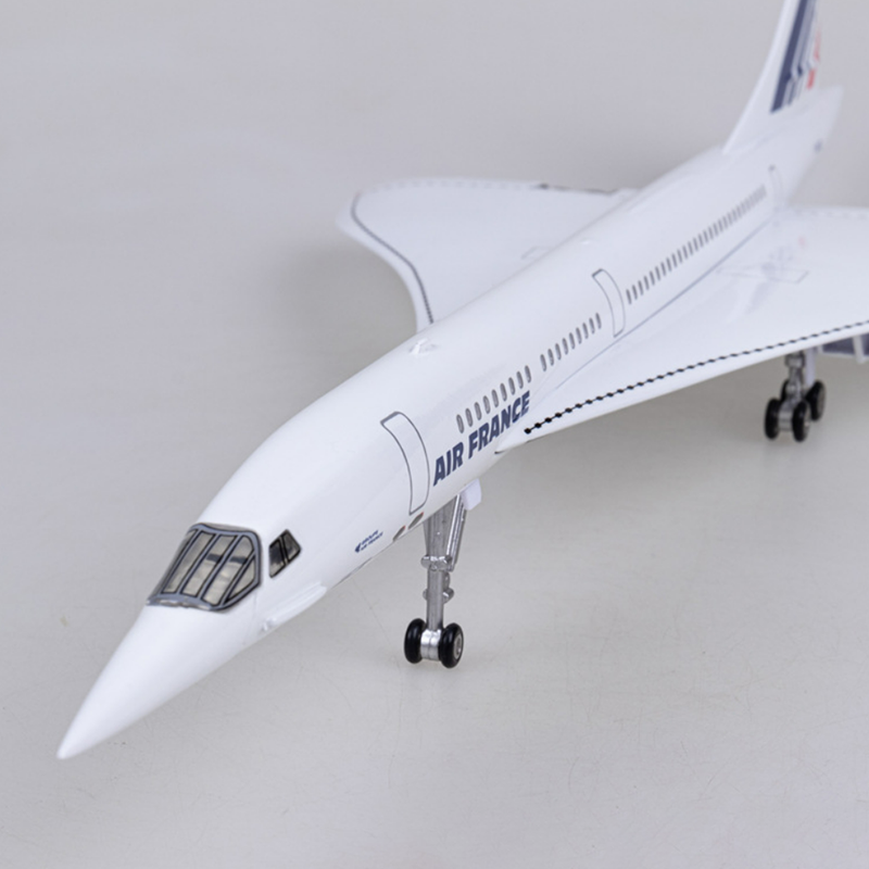 Air France Airline Concorde Airplane Model (1/125 Scale 50CM)