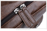Thumbnail for Fashion Vintage PU Leather Men's Backpack
