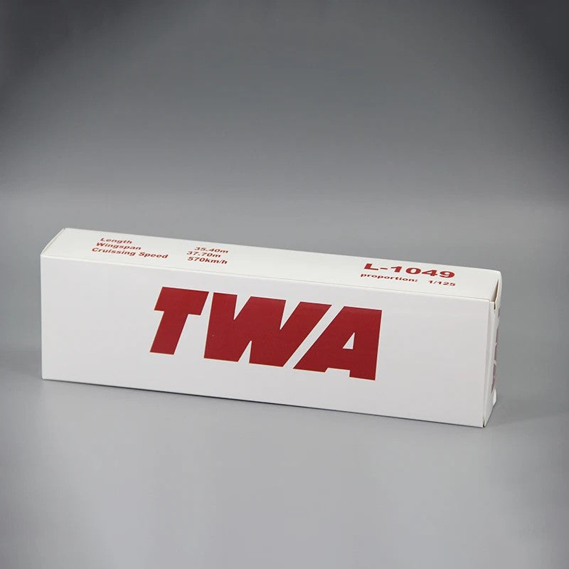 L1049 L-1049  TWA Lockheed Airplane Model (1:125 Scale)