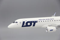 Thumbnail for LOT Polish Air E195 E-195 Airplane Model (1/100 Scale)