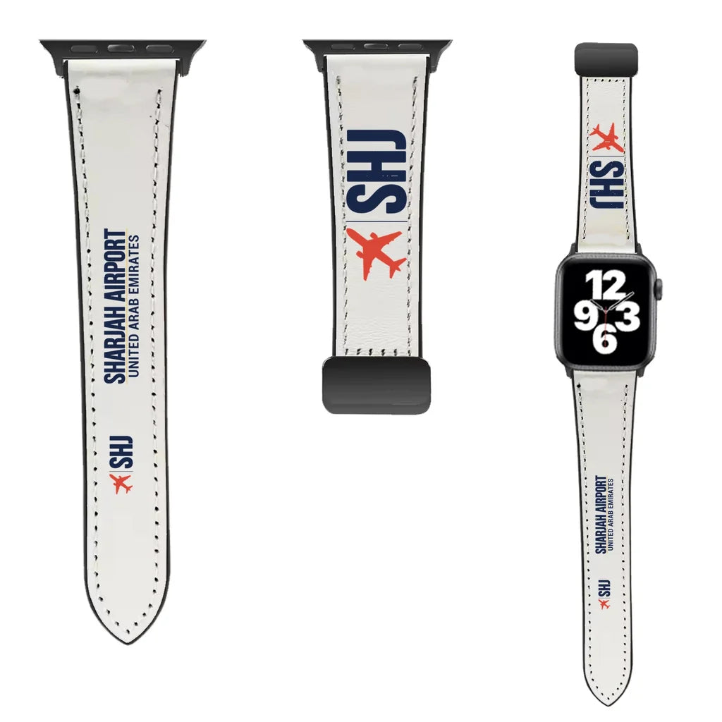 WBV6 | Sharjah International Airport SHJ | Leather - White