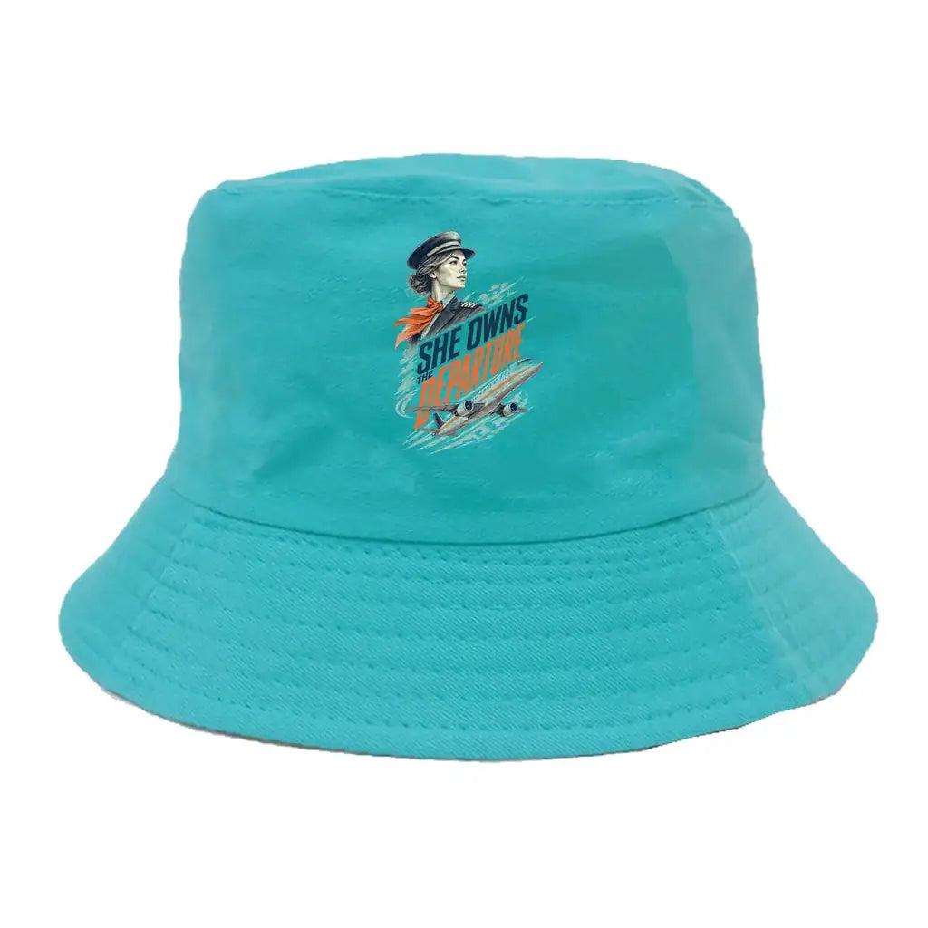 She Owns The Departure summer hat - green