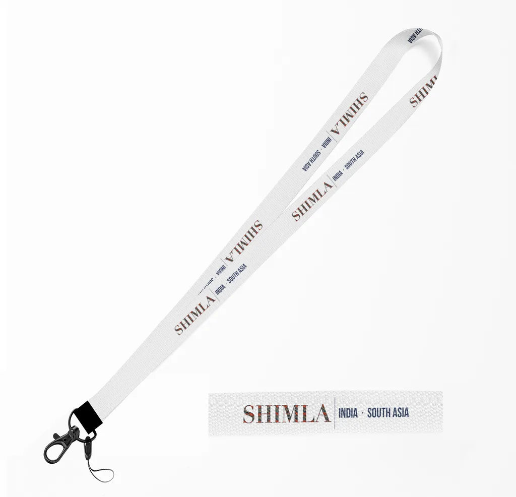 Shimla City Series lanyard - white