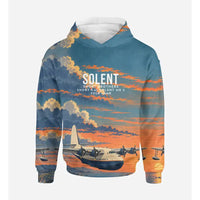 Thumbnail for Short S.45 Solent Mk 3 3D All-Over Print Clothing - Hoodie - 3D + Name