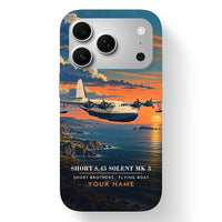 Thumbnail for Short S.45 Solent Mk 3 - 3D + Name - MagSafe iPhone 17 Pro - Black