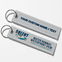 Thumbnail for Short S.45 Solent Mk 3 Aviator Key Chains - Light Gray - Cartoon - Personalized