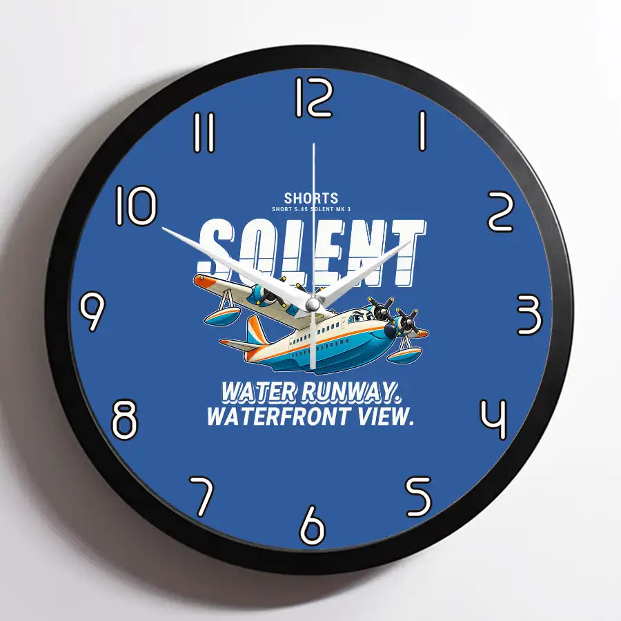 Short S.45 Solent Mk 3 - Cartoon - Framed - Blue