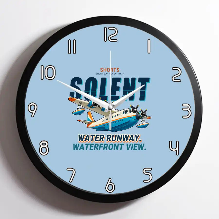 Short S.45 Solent Mk 3 - Cartoon - Framed - Light Blue