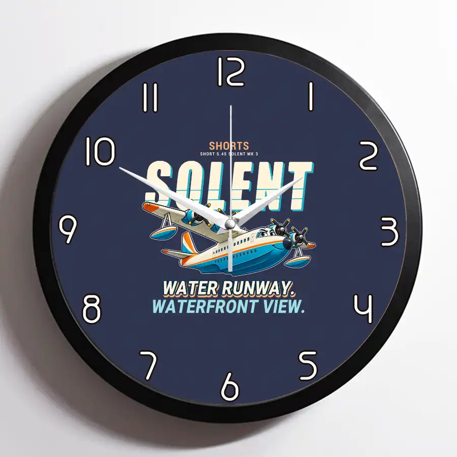 Short S.45 Solent Mk 3 - Cartoon - Framed - Navy Blue