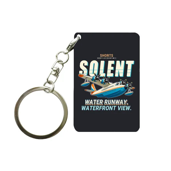 Short S.45 Solent Mk 3 - Cartoon - Key Chain - Black