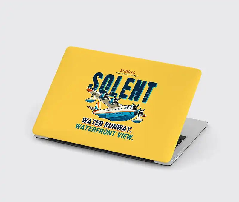 Short S.45 Solent Mk 3 - Cartoon - MacBook Case - Yellow