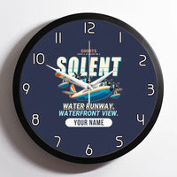 Thumbnail for Short S.45 Solent Mk 3 - Cartoon + Name - Framed - Navy Blue