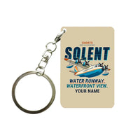 Thumbnail for Short S.45 Solent Mk 3 - Cartoon + Name - Key Chain - Beige