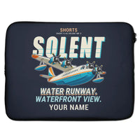 Thumbnail for Short S.45 Solent Mk 3 - Cartoon + Name - Laptop Sleeve