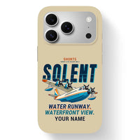 Thumbnail for Short S.45 Solent Mk 3 - Cartoon + Name - MagSafe iPhone 17 Pro - Beige