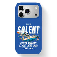Thumbnail for Short S.45 Solent Mk 3 - Cartoon + Name - MagSafe iPhone 17 Pro - Blue