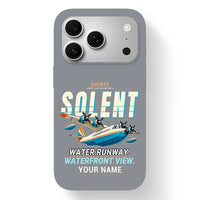Thumbnail for Short S.45 Solent Mk 3 - Cartoon + Name - MagSafe iPhone 17 Pro - Gray